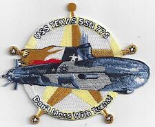 USS Texas SSN 775 - Crest - 3 7/8 in BCP# c7162 Submarine Patch picture