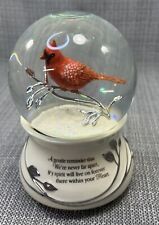 The Bradford Exchange Musical Globe Messenger from Heaven Memorial Cardinal 2016 picture