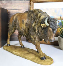 Ebros American Bison Buffalo Standing On The Plains Decorative Figurine 9