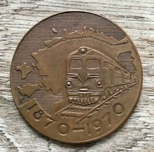 Table medal centenary of railways in Estonia 1870-1970🦉 picture