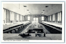 c1940's Mess Hall at Camp Roberts San Miguel California CA Unposted Postcard picture