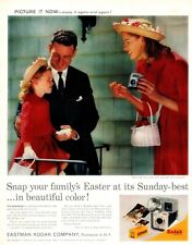 1961 Eastman Kodak Film Brownie Camera Vintage Print Ad Easter Ed Sullivan picture