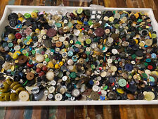 3.7 pounds  Antique Vintage Estate Mixed Old Button Lot Collection | All Kinds  picture