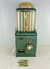 Vintage 1940's North Western 1 Cent Penny Turn Top Selector Gum Machine picture