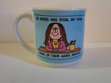 Rare Vintage Cathy Guisewite Comic Strip 1983 Coffee Mug Office Pens picture