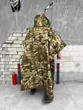 Anti-drone imaging cloak (anti-thermal) tactical poncho with the hood picture