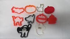 Lot of 10 Halloween Cookie Cutters - Cat, Pumpkin, Ghost, Witch -Wilton Hallmark picture