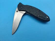 Kershaw 1620 Scallion Pocket Knife Needs Cleaning Bent Tip picture