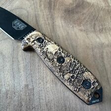 Scales compatible with ESEE-3/4 knife Maple skulls picture