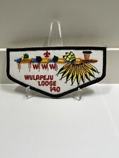Vintage Wulapeju Lodge 140 OA Order Arrow WWW Boy Scouts America Flap Patch picture
