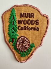 Vintage VTG John Muir Woods, California Embroidered Sew/Iron-on Souvenir Patch picture