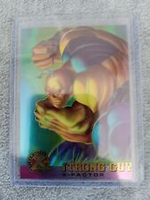 1994 Fleer Ultea Xmen Chromium 19 MISCUT ONE OF A KIND strong Guy NM picture