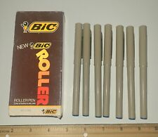 Vintage 1979 Bic Roller Pen in Blue Opened Box 7 Pens picture