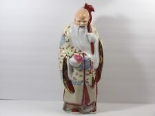 Old  Shou Xing God Of Longevity Figurine Holding Peach Of Immortality ~ 14 5/8 