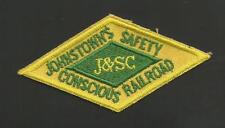 JOHNSTOWN'S SAFTY CONCIOUS  RAILROAD  J&SC PATCH 2 x 4