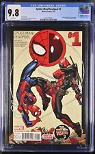 Spider-Man Deadpool #1 CGC 9.8 1st Print Team Up Kelly McGuinness 2016 Marvel picture
