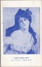 Vintage 1908 Actress EVELYN NESBIT THAW Postcard 