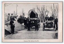Jefferson City Missouri MO Postcard Governor Folk Reo Car c1910's Antique picture
