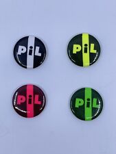 Lot of 4 Public Image Limited Pins Unused John Lydon Punk Rock Sex Pistols UK picture