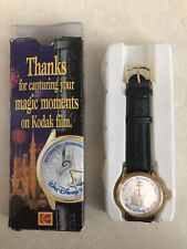 Vintage Walt Disney World 25th Anniversary Leather Watch Castle - New In Box picture
