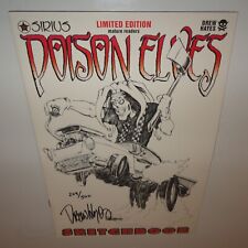 Poison Elves Limited Edition Variant Sketchbook Signed by Drew Hayes 209/500 picture