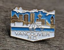Vancouver B.C. British Columbia Canada City Bay & Skyline Souvenir Lapel Pin picture