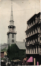 Old South Church Boston MASS Massachusetts C1910 Vintage Postcard Exterior View picture