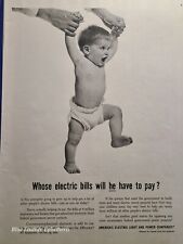 Vintage Print Ad 1955 Collier's America's Electric and Rural Power Companies picture