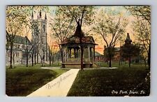 Sayre PA-Pennsylvania, City Park, Antique, Vintage c1911 Souvenir Postcard picture