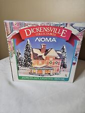 DICKENSVILLE COLLECTABLES NOMA PORCELAIN LIGHTED HOUSE W/ BOX #6153 picture