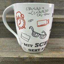 German Mug Everything Better With Chocolate Schokolade Halloren Math Chemistry picture