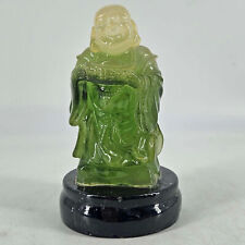 Vintage Chinese faux jadite resin Buddha Statue Figurine Decoration picture