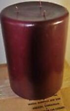 Partylite CRANBERRY 3-wick candle  6 X 8  NIB picture