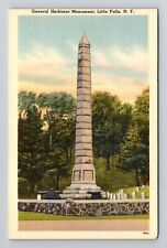 Little Falls NY-New York, General Herkimer Monument Vintage Souvenir Postcard picture