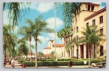 Postcard US Post Office In Tropical Orlando Florida 1956 picture