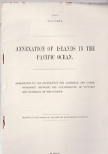 AUS PARLIAMENT PAPERS ,VICTORIA 1883 , ANNEXATION OF ISLANDS IN  PACIFIC OCEAN picture