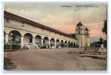 c1910's Old Mission Santa Barbara California CA Handcolored Antique Postcard picture