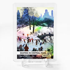 SKATING IN CENTRAL PARK Agnes Tait Card 2023 GleeBeeCo Holo Paint #SKAN picture