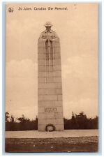 Langemark West Flanders Belgium Postcard St. Julien Canadian War Memorial c1910 picture