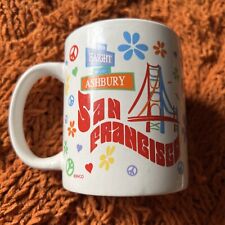 San Francisco Haight Asbury Mug SNCO Luke Tuke Flower Power Hippie Peace Love picture