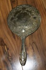 Vintage Hand Mirror Samuel M Levi 1918 Sterling Silver from Estate Sale picture