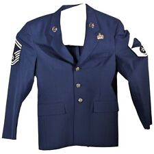 US Air Force Blazer Jacket Blue Coat SMS E-8 Tie USAF 38S Pins 8405-01-375-5663 picture