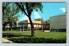 Manhattan KS-Kansas, City Hall, Memorial Auditorium  Vintage Souvenir Postcard picture