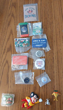 Lot of 10 Assorted Vintage Pins + 4 Fridge Magnets picture