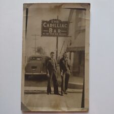 The Cadilliac Bar Laredo Texas 1933 Rare Original Photo Postcard picture