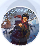 Norman Rockwell Vintage 1982 Collector Christmas  Plate , Christmas Courtship picture