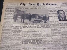 1950 MARCH 29 NEW YORK TIMES - STEINHARDT, 4 OTHERS KILLED IN CRASH - NT 4651 picture