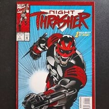 Marvel Comic Book Night Thrasher #1 August 1993 Origin story Embossed Foil Cover picture