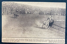 Mint USA Real Picture Postcard Bertha Balancett & Josephine Robes Cowgirls Race picture