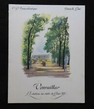 1958 SS FLANDRE Versailles Transatlantic Menu French Line Cruise Ship VERY NICE picture
